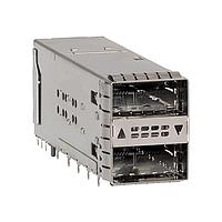 Molex 171722-1001 zQSFP zQSFP+ Stkd 2x1 wEMI Sprng Fngrs No LP