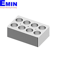 DLAB 18900222 Heating Block (Used for 50mL tubes, 8 holes)