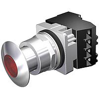 SIEMENS 52PP2H2A Push-Pull PP2,MTD,XFMR 240V,CHR-RED,1NO-1NC