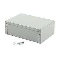 Hammond Manufacturing 1411PP Utility Utility Enclosure - 6.0 x 4.0 x 2.0" - Aluminum Gray