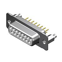 Molex / FCT 173109-0152 D-Sub Connectors - Standard Density FCT DSUB STR PC RCPT 15 PN W/SNAPIN