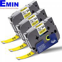 CHINA TZF-S651 Label printed (24mm, black text on a yellow background)