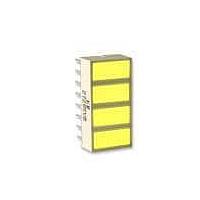 Lumex SSB-LX2720YW 4-Window, 8-Chip Light Bar 10x20mm 4 Window Yel