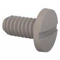 Essentra Components 010080B012 Machine Screw Binder Slotted Screw, 0-80 Thread, 1/8 in Lg