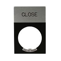 Eaton E22NS13 Engraved Legend Plate LGD PLT ALUM STD R EMERG STOP