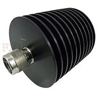 Fairview SA4N100-15 15 dB Fixed Attenuator N Male To N Female Up To 4 GHz Rated To 100 Watts With Black Aluminum Heatsink Body