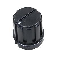 Eagle Plastic Devices 450-2062 Cylindrical Knob with Skirt 18 TOOTH BLK SMALL