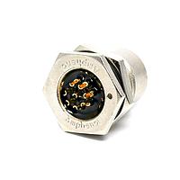 Amphenol LTW M12A-08PFFS-SF8002 Circular Metric Connectors M12 Circular Metric Connector, A Code, Metal, 2A, 08 pins, Female Connector, Female Contact, Hexagonal, M16*1.5, Screw Thread, Solder, Receptacle, Front Fastened, Panel Thickness 4.5, IP68 / IP69K