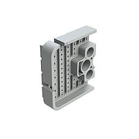Amphenol SINE Systems AWB-51PAR Accessories Right Wedgelock for 102 Position Receptacle, (51 Positions),  Keyed A, Gray
