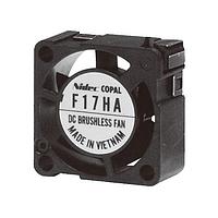 Nidec Components F17HA-05MC Brushless Brushless DC Fan, 17 X 17 X 8mm, 5V DC, .015m3/min Air flow, 10 Pa Static pressure, 7db Noise, 1 sleeve bearing