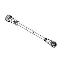 Molex 1200805076 Sensor Cables / Actuator Cables M12U-5P-FE-STR-5P-M-STR-1M