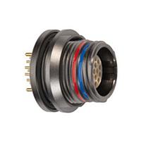 LEMO HEU.2M.319.XLNP Connectors 19P FEMALE PCB GREEN BACK PNL MNT RECEPT