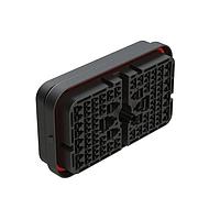 Amphenol SINE Systems ARB16-102SDR-L018 Connectors 102 Position Plug, Reduced Diameter Seal, Keyed D, Black