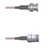 Amphenol Custom Cable Q-0M024000H096i RF Cable Assemblies BNC-SP/N-SJ G142 96I