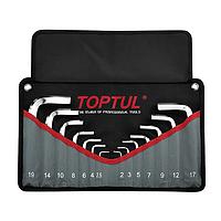 TOPTUL GPAQ1401 Short Type Hex Key Wrench Set (14 pcs)