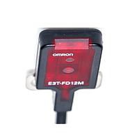 OMRON E3T-FD12M 2M Ultracompact, Ultrathin Photoelectric Sensor with Built-in Amplifier (5-30 mm, Diffuse reflective, NPN, Dark-ON)