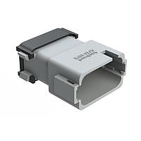 Amphenol SINE Systems AT16-15PE-EK02 Connectors 15 Position Receptacle, Pin, Keyed E, End Cap, Reduced Diameter Seal, Gray