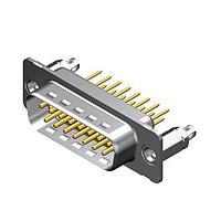 Molex / FCT 173109-1507 Standard Density FCT DSUB STR PC PLG 37 PN W/SNAPIN