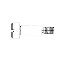 Fascomp FC7034-SS Shoulder Screw Slotted head shoulder screw, 8-32 Thread X 1-1/2", Stainless Steel
