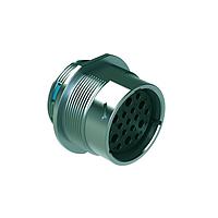 Amphenol SINE Systems AHDM04-24-19SR Connectors SZ 24 RCPT 19 POS SOCKET RED ARGMNT