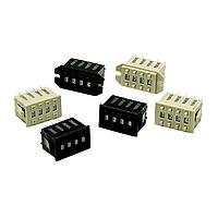 Omron Electronics A7D-206-PM-1 Thumbwheel Switches Thb SingleSwitchUnit FrontSnapIn Blk +/-