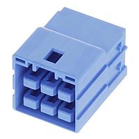 Molex 206996-2601 Receptacle Housing CP-4.5 RECP 4.5mm DR 6CKT POLZ POSLCK BLU