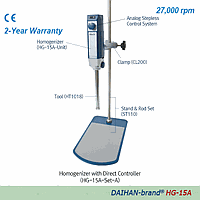 DaiHan DH.WHG02125 Homogenizer Tool Rotor Ø20, Stator Ø25, 50~2500ml HT1025, for HG-15A/-15D