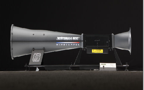 Wind tunnel and airflow calibration equipment for air velocity testing