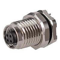 Stewart Connector SS-12600-004 Connectors M5 A-Code Connector Male Plug 4 Contact Solder IP67