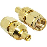 Linx Technologies - TE Connectivity ADP-SMAM-MMXF RF Adapters - Between Series SMA Plug - MMCX Jack Adapter