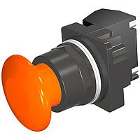 SIEMENS 52BP2W8A Push-Pull PUSHBUTTON,MTD,ORNG,1 5/8" PLASTIC,2POS