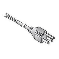 Kobiconn 173-53101-E No Receptacle Power Cord 6' 3WIRE 18AWG BLK