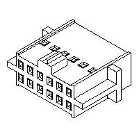 Molex 90160-0108 Receptacle Housing C-Grid Crp Conn Hsg Hsg DR FL Polz 8Ckt
