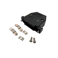 Adam Tech DE09-HD-PB-SS Two Piece Backshell D-SUB HOOD BLK PLASTIC 9 WAY SHO