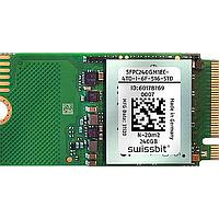 Swissbit SFPC005GM1EC1TO-I-5E-12P-STD Solid State Drives - SSD Industrial M.2 PCIe SSD, N-26m2 (2242), 5 GB, 3D PSLC Flash, -40C to +85C