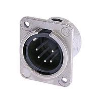 NEUTRIK NC5MDM3-L-1 Receptacles 5P M RECEPT DL1 SER SODER CUPS NCKL/SIL