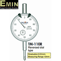 TECLOCK TM-110R Dial Indicator (10mm/0.01mm)