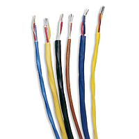 OMEGA EXGG-BI-20-7.5M B Type Thermocouple Duplex Extension Wire (7.5 m, IEC, B, 1.5 x 2.4 mm, 20 AWG, Solid)
