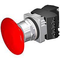 SIEMENS 52PM9V2C Pushbutton PUSHBUTTON,MOM,RED,2 1/2" PLST,2POS,3BJK