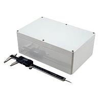 Hammond Manufacturing 1554VAGY Enclosures General Enclosure - Grey/Grey Lid - 9.4 x 6.3 x 3.5in - ABS - N4X