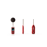 Cirrus CR161D Optimus red Class 1 Sound Level Meter (20~140 dB, Class 1, Data Logging, 1:1 Octave Bands, NC/NR Curves)