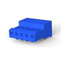 AMP Connectors - TE Connectivity 3-641192-5 Receptacle Assembly 05P MTA100 CONN ASSY BLU LF