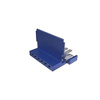 Amphenol FCI 65801-006LF Connectors Clincher™ Flex Connectors, Receptacle Assembly, Single Row, 6 Positions, 2.54mm (.100in) Pitch.