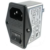 Qualtek Electronics 880-06/003 Power Line Filters 6A DPST DBL FUSE