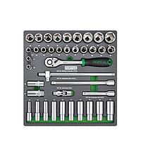 TOPTUL GEC3901 1/2" DR. Socket Set (39 pcs)