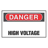 Panduit PLD-43 Dispenser Label DANGER HIGH VOLTAGE HZ 200/DISP 1X1.5