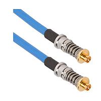 Amphenol SV Microwave 7032-9734 RF Cable Assemblies SMPM Female VITA 67.3 to SMPM Female VITA 67.3 6" Cable Assembly for .085 Cable