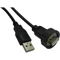 Stewart Connector 67U2AC-006-K USB 2.0 IP67 USB 2.0 Type A Male to USB 2.0 Type A Male  6FT