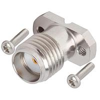 Amphenol SV Microwave SF2921-61345-2S PCB Connectors SMA F Comp/Mnt Conn 2 Hole w Scrw