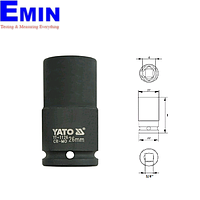 Yato YT-1126 Hexagonal deep impact socket 3/4" (26mm)